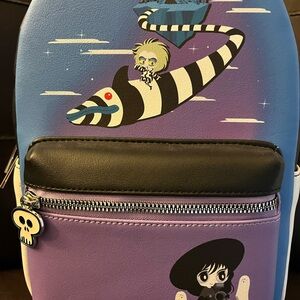 Stylish Blue and Purple Women's Backpack